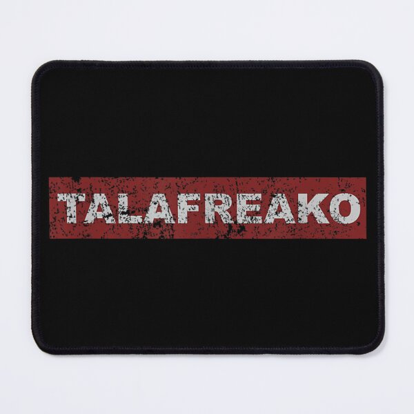 Item preview, Talafreako Distressed Red Box Logo Grunge Textured Bold Text Graphic Design designed and sold by ObukiLantara.