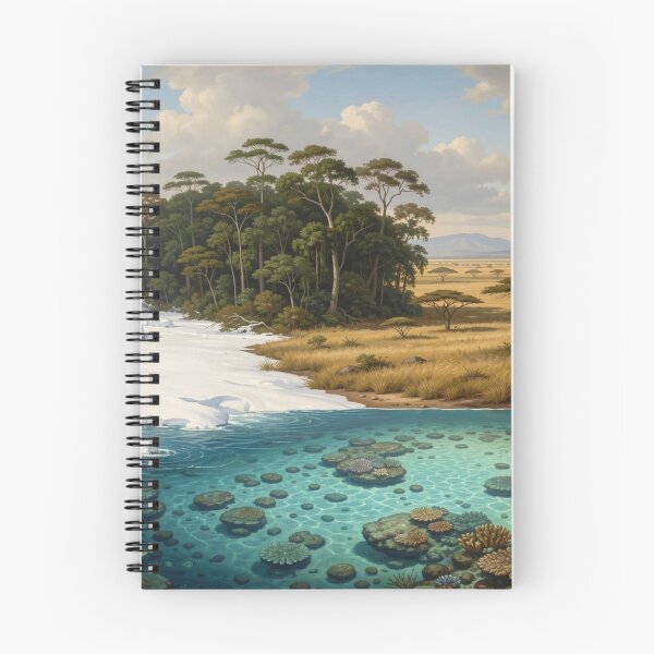 Item preview, Global Biome Fusion of Snow, Forest, Savanna and Ocean in One Harmonious Planet Scene designed and sold by FotoworldEdel.