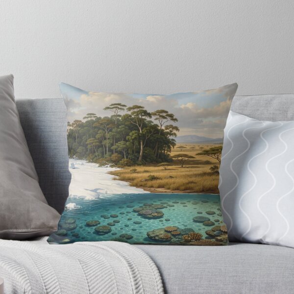 Item preview, Global Biome Fusion of Snow, Forest, Savanna and Ocean in One Harmonious Planet Scene designed and sold by FotoworldEdel.
