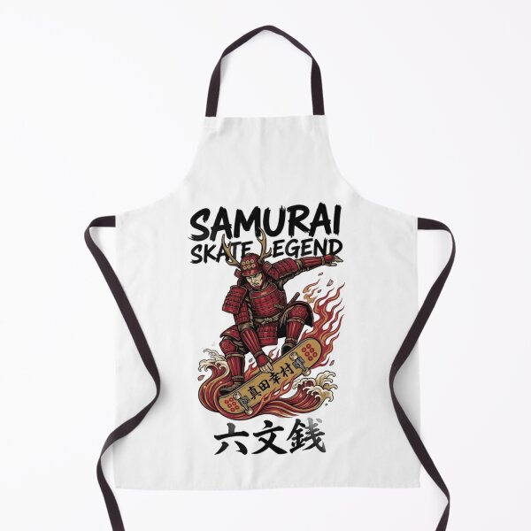 Item preview, Samurai Skate Legend - Sanada Yukimura Shredding the Rokumonsen designed and sold by SAMURAI-KAMON.