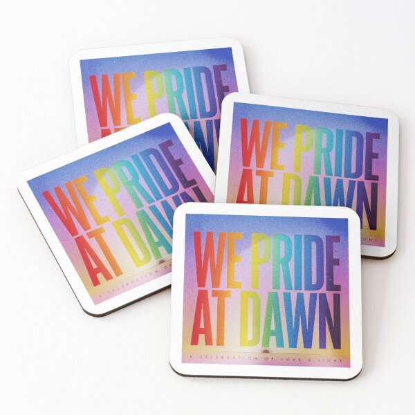Item preview, We Pride At Dawn Rainbow LGBTQ designed and sold by MerchlyMike.