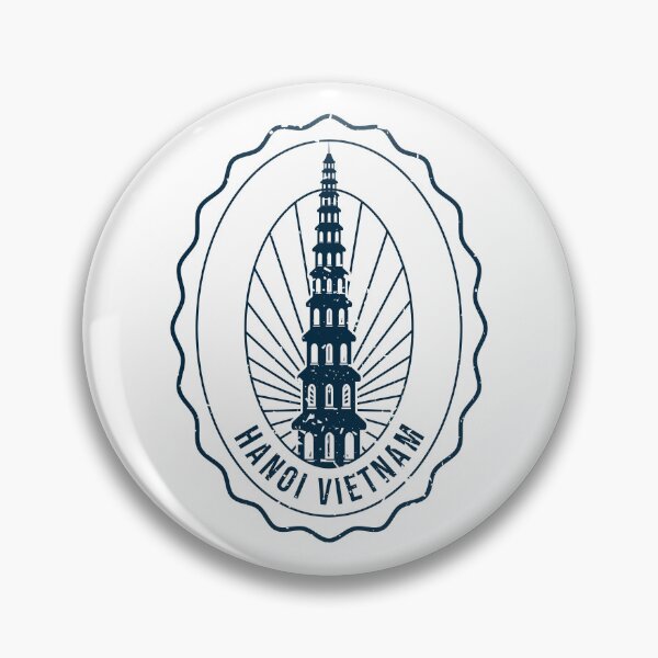 Item preview, Vintage Hanoi Vietnam Travel Badge designed and sold by RickTShop.