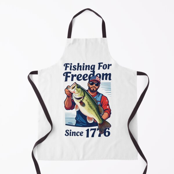 Item preview, Fishing For Freedom Since 1776 Funny Bass Angler 4th of July designed and sold by Meadowmood.