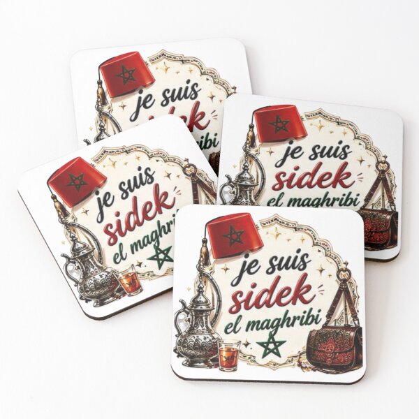 Item preview, Je Suis Sidek El Maghribi - Moroccan Tea & Crafts designed and sold by     MoodLabDesigns.