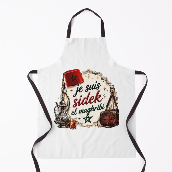 Item preview, Je Suis Sidek El Maghribi - Moroccan Tea & Crafts designed and sold by MoodLabDesigns.