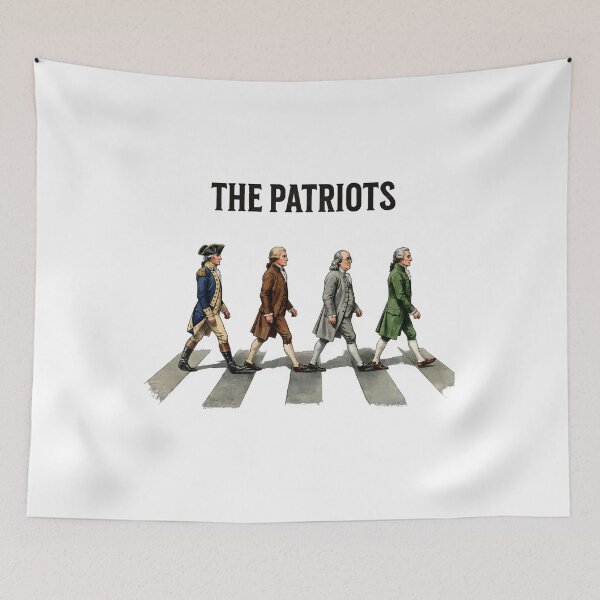 Item preview, The Patriots Founding Fathers Crossing Road designed and sold by Serdinas.