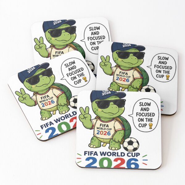Item preview, Slow and Focused on the Cup Turtol in fifa world cup 2026 Design Sticker ! ?? World Cup 2026 Turtle Sticker – Slow, Steady & Focused on the Cup! designed and sold by Ulikedigital14.