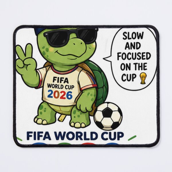 Item preview, Slow and Focused on the Cup Turtol in fifa world cup 2026 Design Sticker ! ?? World Cup 2026 Turtle Sticker – Slow, Steady & Focused on the Cup! designed and sold by Ulikedigital14.
