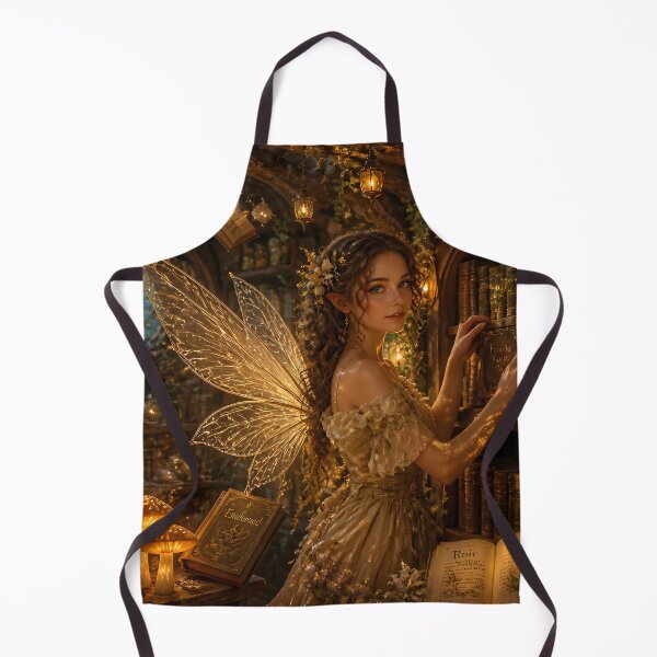 Item preview, Fairy Bookseller in Oak Tree designed and sold by sigmaartstudio.
