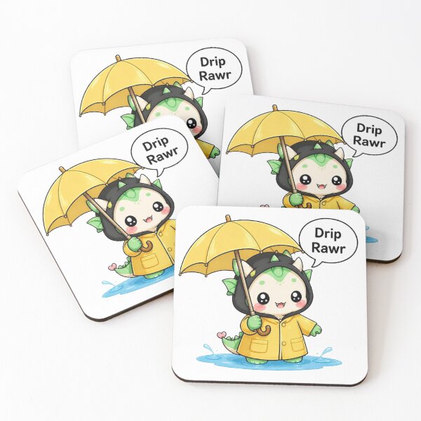 Item preview, Tiny Dragon Raining designed and sold by Icareis-Studios.