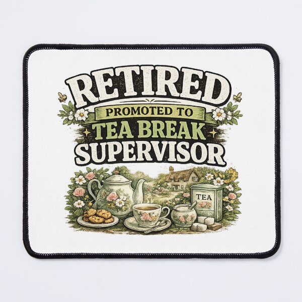 Item preview, Retired Retirement gift Tea Break Supervisor designed and sold by CozyRetirementGifts.