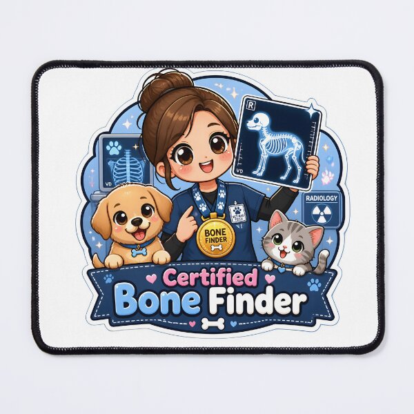 Item preview, Certified Bone Finder | Funny Veterinary Radiology Vet Tech Gift designed and sold by Bettybee00.