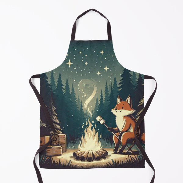 Item preview, Camping Fox – Cozy Night Forest Design designed and sold by Dogandesighn.