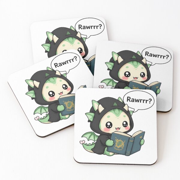 Item preview, Tiny Dragon Reading designed and sold by Icareis-Studios.