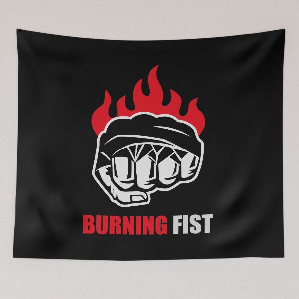 Item preview, MMA Fighter Burning Fist designed and sold by ElectroSphere46.