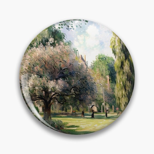 Item preview, Park Monceau, Paris: Impression of Blossoming Elegance, Leisurely Strolls designed and sold by artdesignsnow.