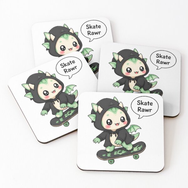 Item preview, Tiny Dragon Skating designed and sold by Icareis-Studios.