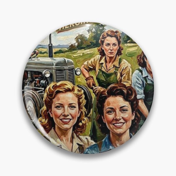 Item preview, Heroines of the Home Front – The Land Girls Fine Art Print designed and sold by Art's Diner.