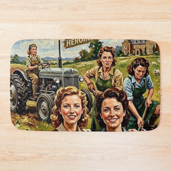 Item preview, Heroines of the Home Front – The Land Girls Fine Art Print designed and sold by Art's Diner.