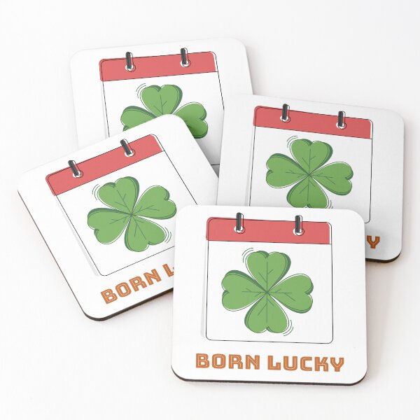 Item preview, BORN LUCKY designed and sold by SudeeshArt.