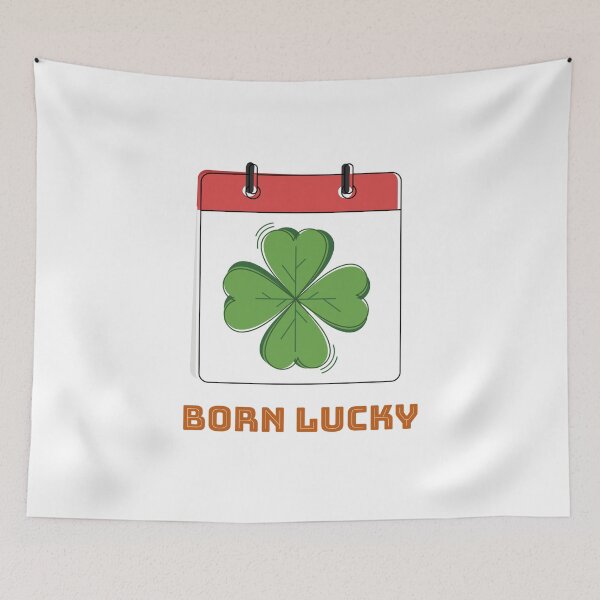 Item preview, BORN LUCKY designed and sold by SudeeshArt.
