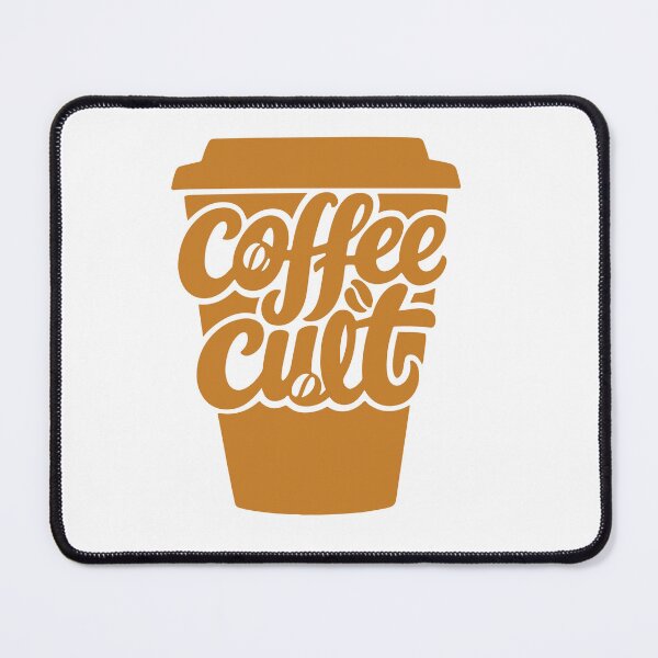 Item preview, Coffee Cult Minimalist Takeaway Cup Typography Design designed and sold by FlatInkStudio.