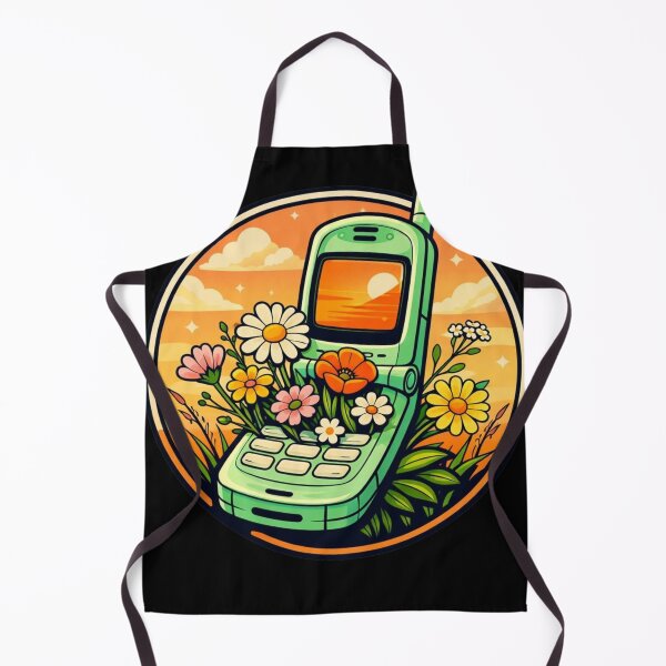 Item preview, Vintage Flip Phone with Blooming Wildflowers Sticker designed and sold by Timeless Junction.