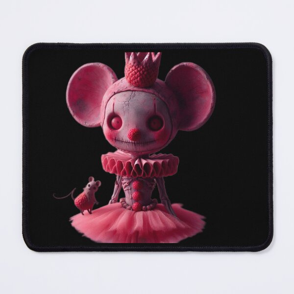 Item preview, Gothic Pink Mouse Clown Princess and Little Companion designed and sold by LujziWorld.