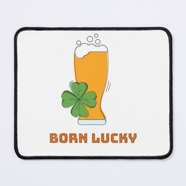 Item preview, BORN LUCKY designed and sold by SudeeshArt.