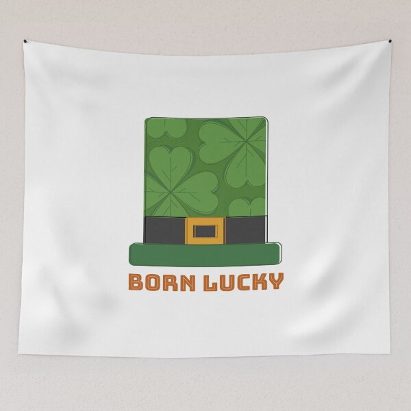 Item preview, BORN LUCKY designed and sold by SudeeshArt.