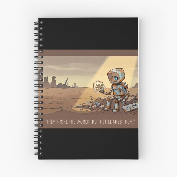 Item preview, They Broke The World - Sad Retro Robot designed and sold by mAXiBoOM.