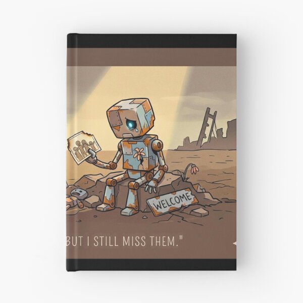 Item preview, They Broke The World - Sad Retro Robot designed and sold by mAXiBoOM.