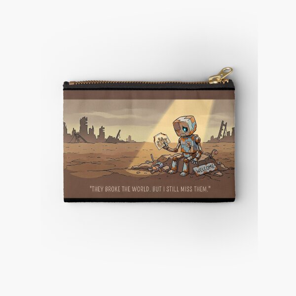 Item preview, They Broke The World - Sad Retro Robot designed and sold by mAXiBoOM.