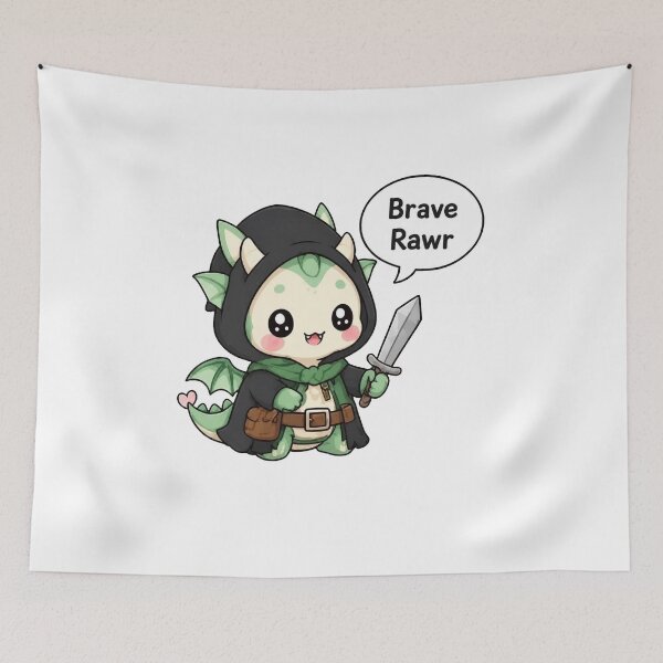Item preview, Tiny Dragon Warrior designed and sold by Icareis-Studios.