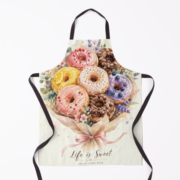 Item preview, Watercolor Donut Bouquet Wall Art Poster designed and sold by konkapo00.