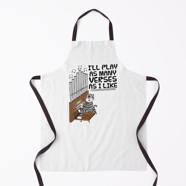 Item preview, Church Organist Cat, I'll Play As Many Verses As I Like designed and sold by doodlerob.
