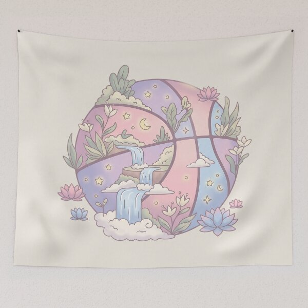 Item preview, Pastel Nature Basketball Dreamscape Fantasy designed and sold by MythicCotton.