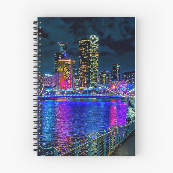 Item preview, View to Seafarers Bridge and Southbank - Melbourne, Victoria, Australia designed and sold by Steven Jodoin.