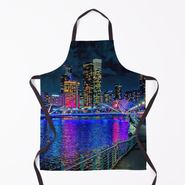 Item preview, View to Seafarers Bridge and Southbank - Melbourne, Victoria, Australia designed and sold by Steven Jodoin.