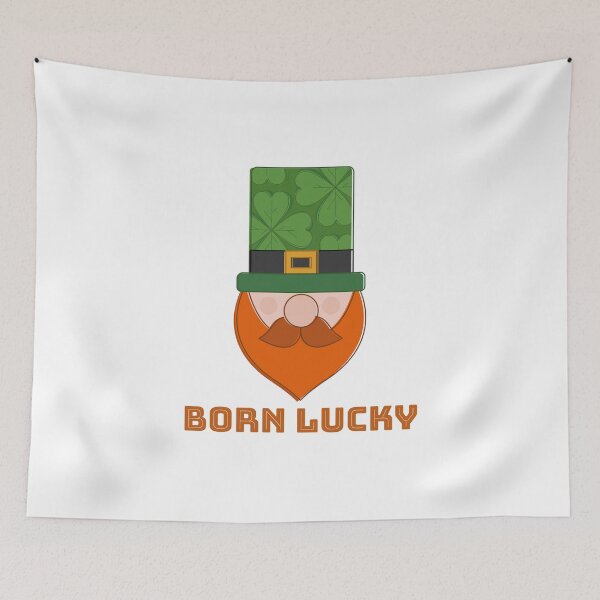 Item preview, BORN LUCKY designed and sold by SudeeshArt.