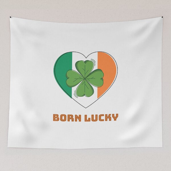Item preview, BORN LUCKY designed and sold by SudeeshArt.