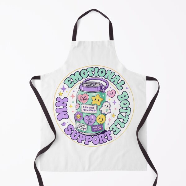 Item preview, Emotional Support Bottle Cute Kawaii Self Care Sticker | Pastel Mental Health Design designed and sold by Timeless Junction.