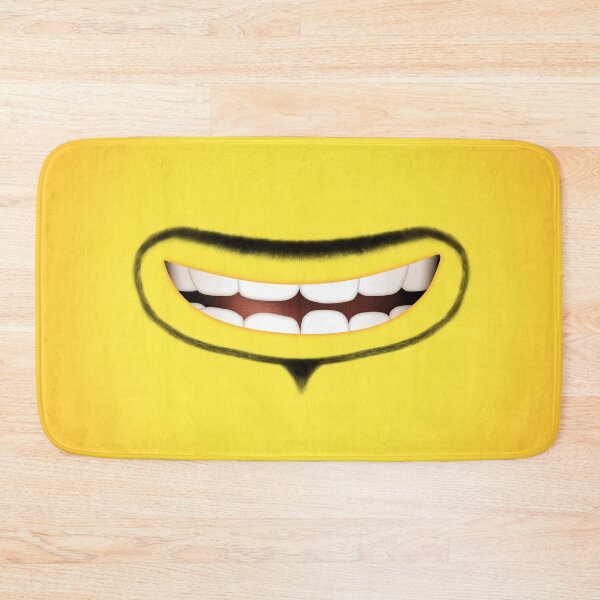 Item preview, Smiling Minion with boxed goatee beard designed and sold by WJ Design.