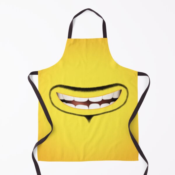Item preview, Smiling Minion with boxed goatee beard designed and sold by WJ Design.