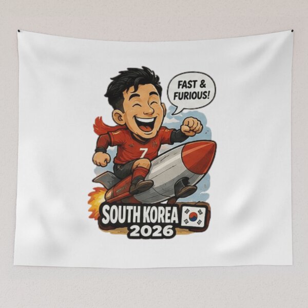 Item preview, South Korea 2026 Soccer Fan Sticker designed and sold by syndia2209.
