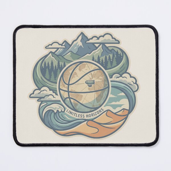 Item preview, Pastel Basketball Limitless Horizons Adventure designed and sold by MythicCotton.