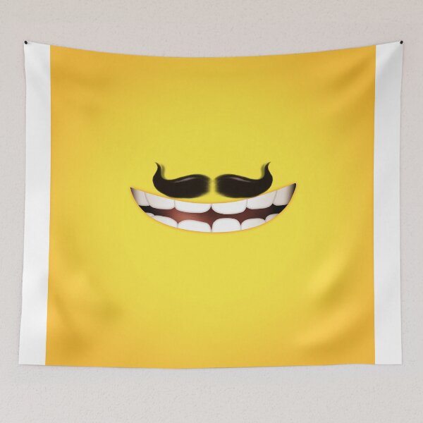 Item preview, Smiling Minion with petit handlebar moustache designed and sold by WJ Design.