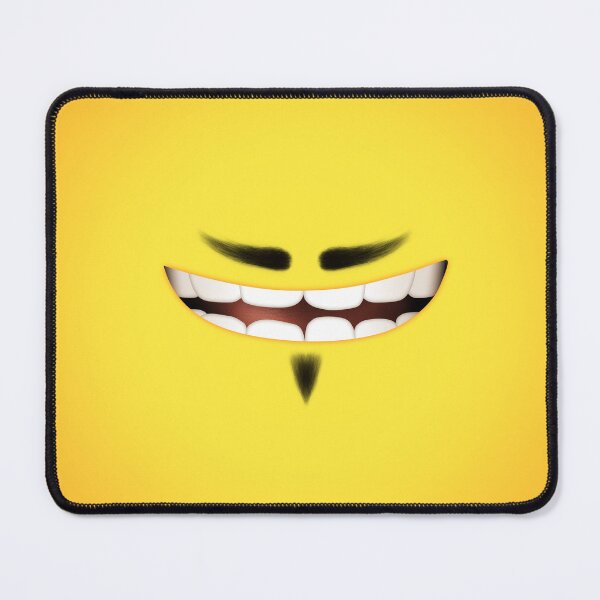 Item preview, Smiling Minion with petit handlebar moustache & goatee designed and sold by WJ Design.