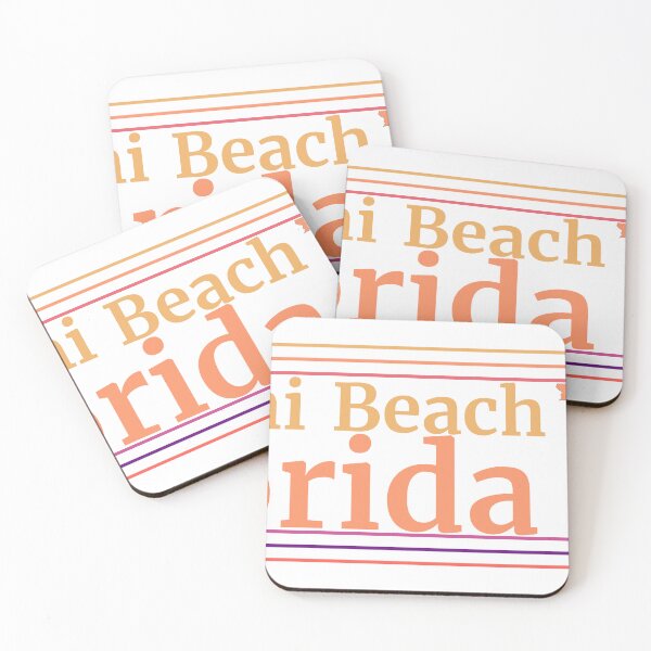 Item preview, Miami Beach Florida City Marked On Map designed and sold by TheIconSmith.