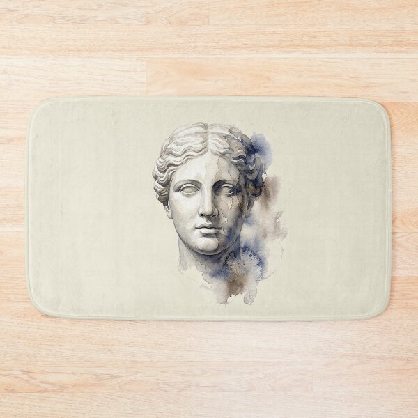 Item preview, Classical Echo: Marble Bust Watercolor Erosion designed and sold by GrabaHuk.